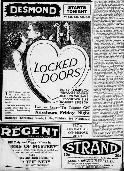 Regent Theatre - The Times Herald Feb 5 1925